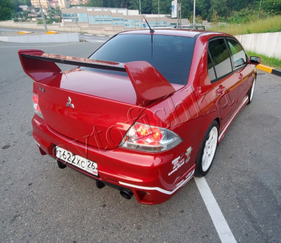 Mitsubishi Lancer 9 (03 – 09) спойлер стиль EVO №1 высокий