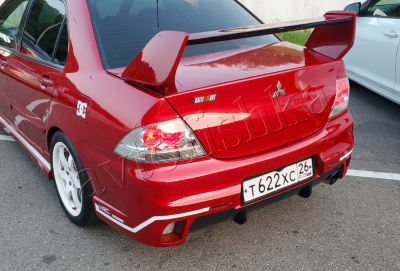 Mitsubishi Lancer 9 (03 – 09) спойлер стиль EVO №1 высокий